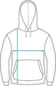 College Hoodie Maattabel