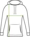 Rival Fleece Hoodie Maattabel